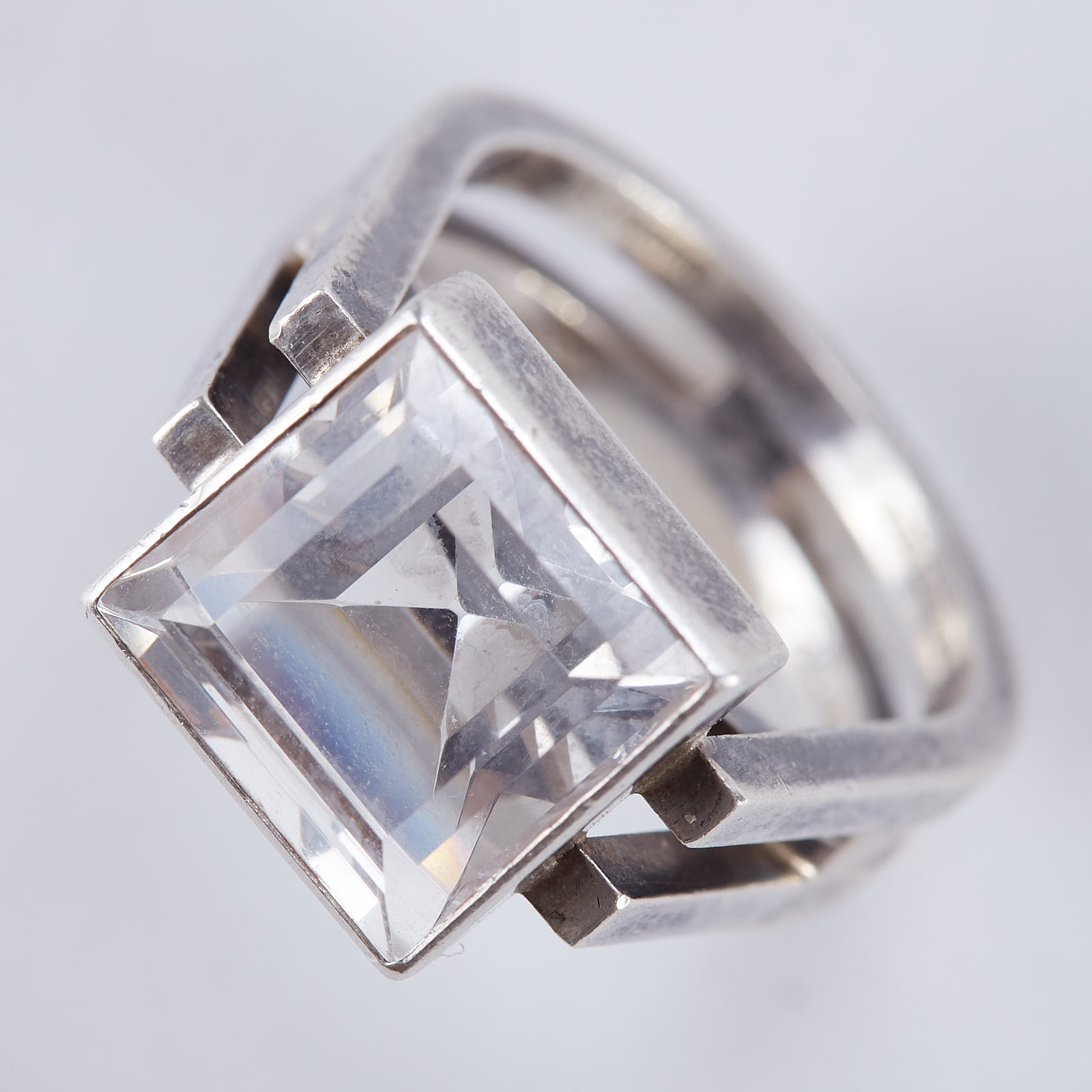 Lot 185: Rey Urban for A. Fausing Danish Sterling Silver Ring