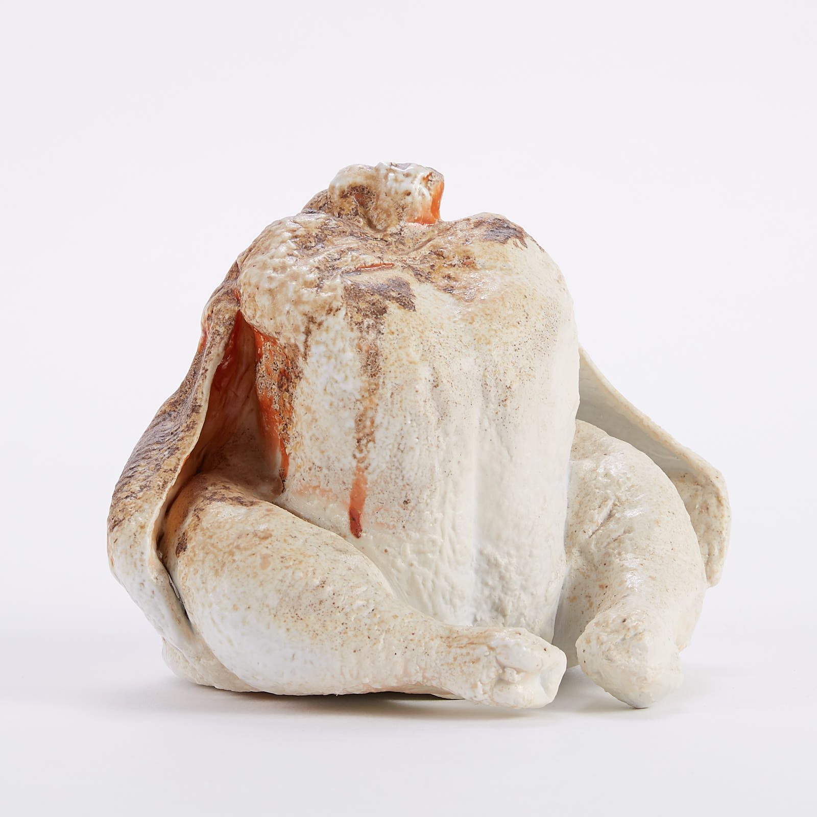 Lot 021: Katayoun Amjadi Porcelain "the Nightingale and the Rose" Sculpture