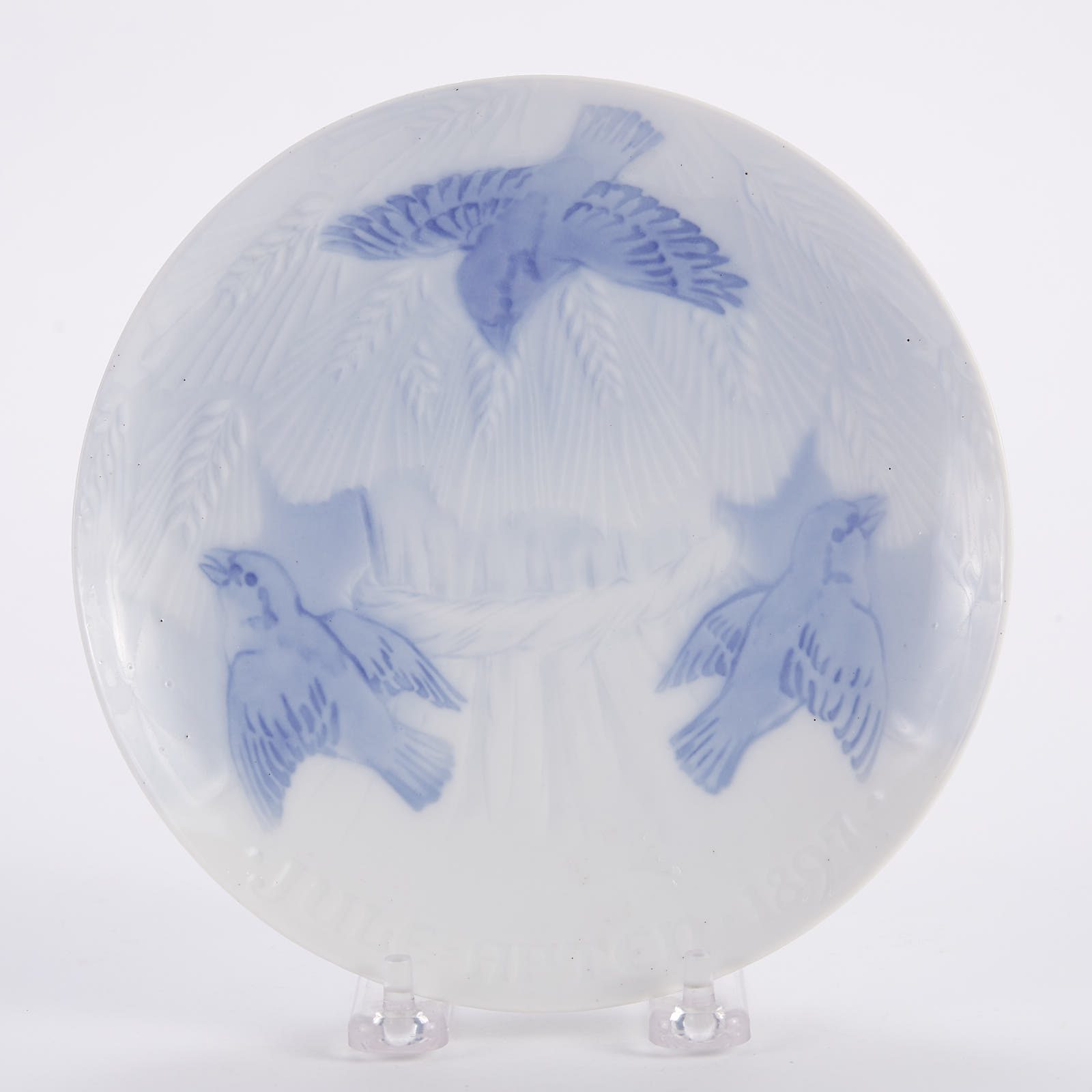 Lot 237: Bing and Grondahl Christmas Plate 1897
