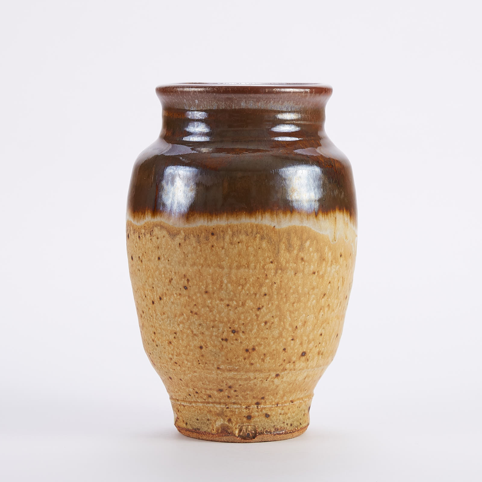 Lot 013: Warren MacKenzie Studio Pottery Vase Marked
