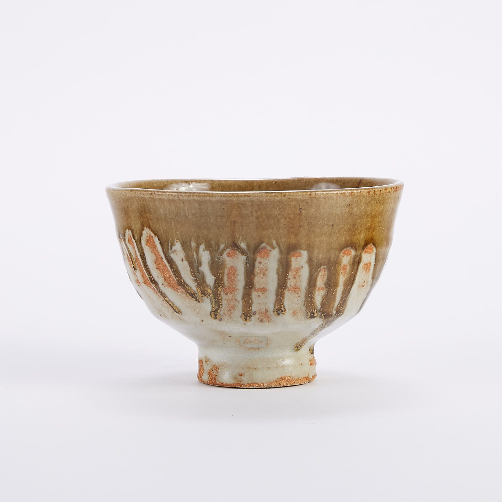 Lot 001: Warren MacKenzie Studio Pottery Bowl w/ Drip Glaze