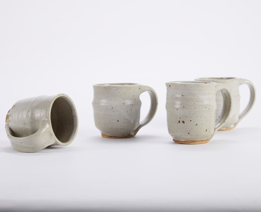 Warren MacKenzie pottery mugs.