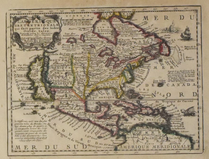 Jacques Chiquet Map California as an island