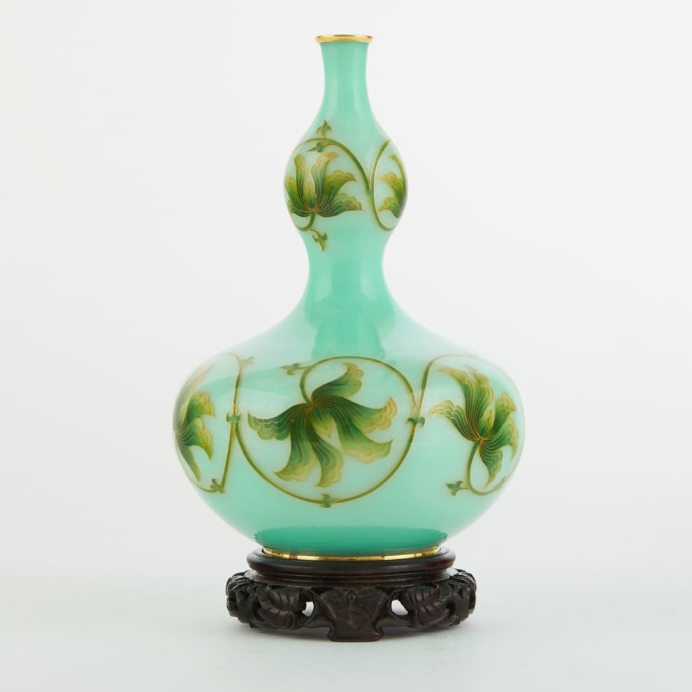 Japanese Ando Company cloisonné Vase ex H.Humphrey Collection, sold by Revere Auctions in September 2019