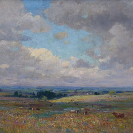 Nicholas R. Brewer “Pastoral Scene” Oil on Canvas An Artist's Journey: Important Paintings by Nicholas Brewer
