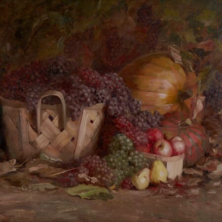 Nicholas Brewer “Bountiful Harvest” Still Life Oil on Canvas An Artist's Journey: Important Paintings by Nicholas Brewer