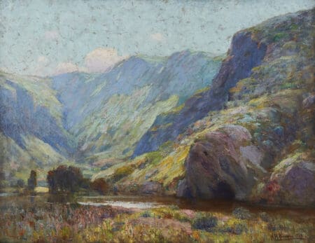 Nicholas Brewer “Aliso Canyon, California” Oil on Canvas An Artist's Journey: Important Paintings by Nicholas Brewer