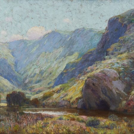 Nicholas Brewer “Aliso Canyon, California” Oil on Canvas An Artist's Journey: Important Paintings by Nicholas Brewer