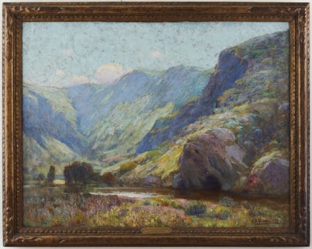 Nicholas Brewer “Aliso Canyon, California” Oil on Canvas An Artist's Journey: Important Paintings by Nicholas Brewer