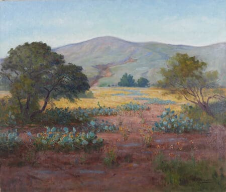 Nicholas Brewer “Texas Hill Country” Oil on Canvas An Artist's Journey: Important Paintings by Nicholas Brewer