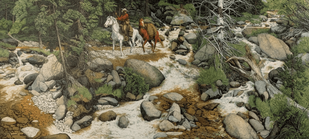 Bev Doolittle Print Value:  'The Forest Has Eyes' 