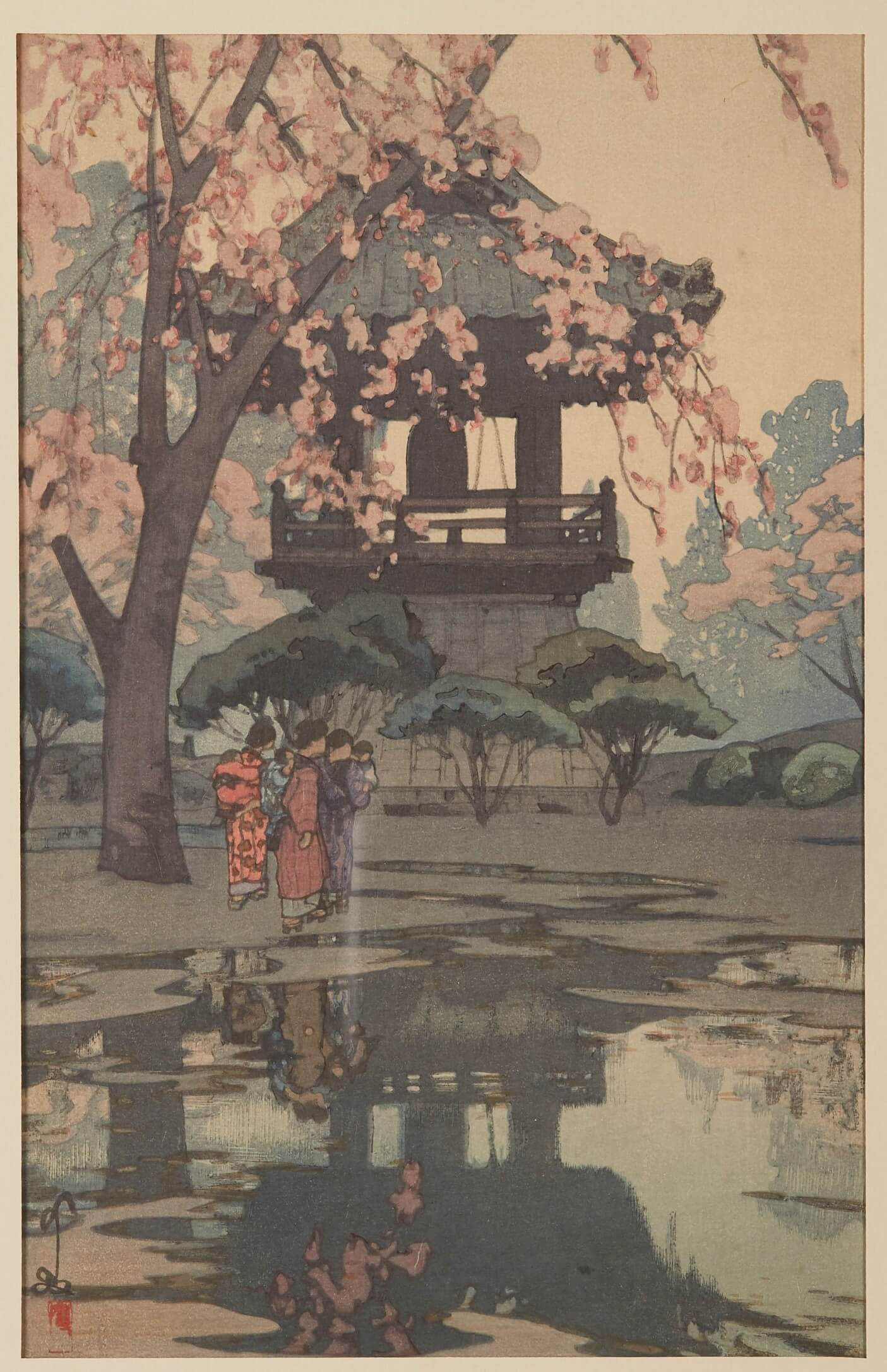 Yoshida - In a Temple Yard