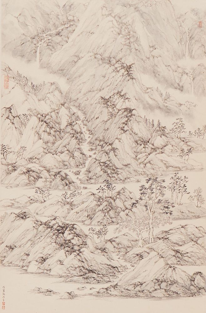 le_pho_banner 2 Hanging Scroll Painting - Arnold Chang 1998