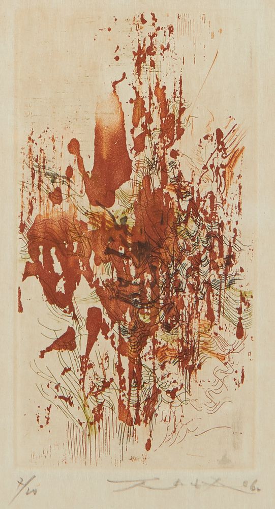 le_pho_banner 2 Zao Wou-Ki Etching From "Les Terrasses de Jade"