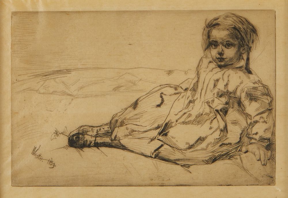 le_pho_banner 2 Whistler Etching "Bibi Valentin" 1859