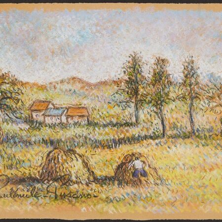 Paul Emile Pissarro Landscape Pastel