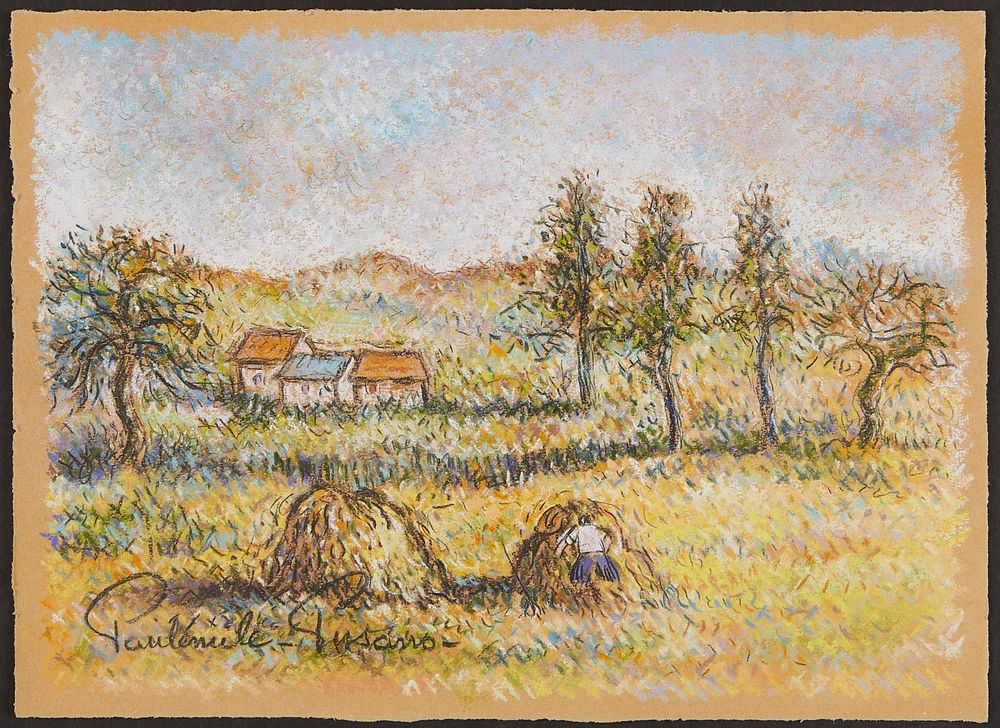 le_pho_banner 2 Paul Emile Pissarro Landscape Pastel