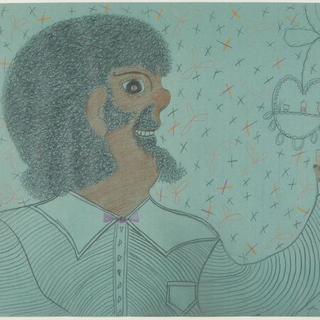 Inez Nathaniel Walker "Untitled (Man with Goute [Goatee])"