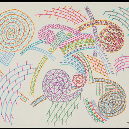 Monir Shahroudy Farmanfarmaian Drawing Spirals