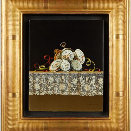 Antonio Matallana "Montre et Dentelles" Painting