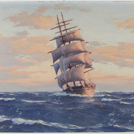 Charles Rosner "Leading Wind" Painting