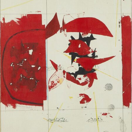Louis Catusco "Red" Mixed Media