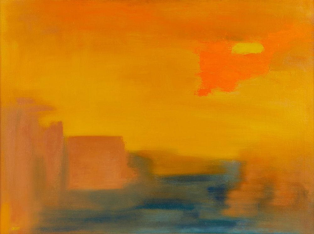 le_pho_banner 2 Louise Ganthiers "Sunset" Painting