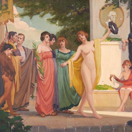 Charles St. Pierre Classical Procession Oil on Canvas