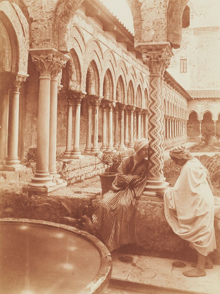 le_pho_banner 2 Wilhelm Von Gloeden "The Monreale Cloister" Photograph