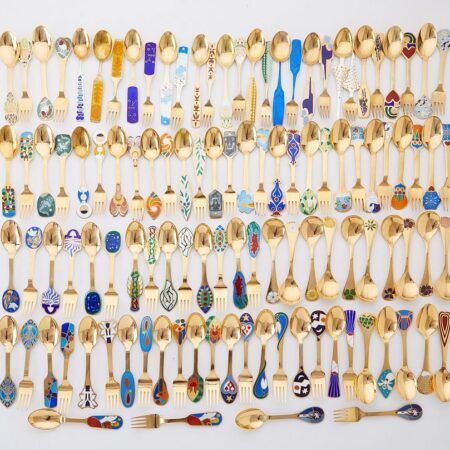Michelson/Georg Jensen Christmas Spoons/Forks
