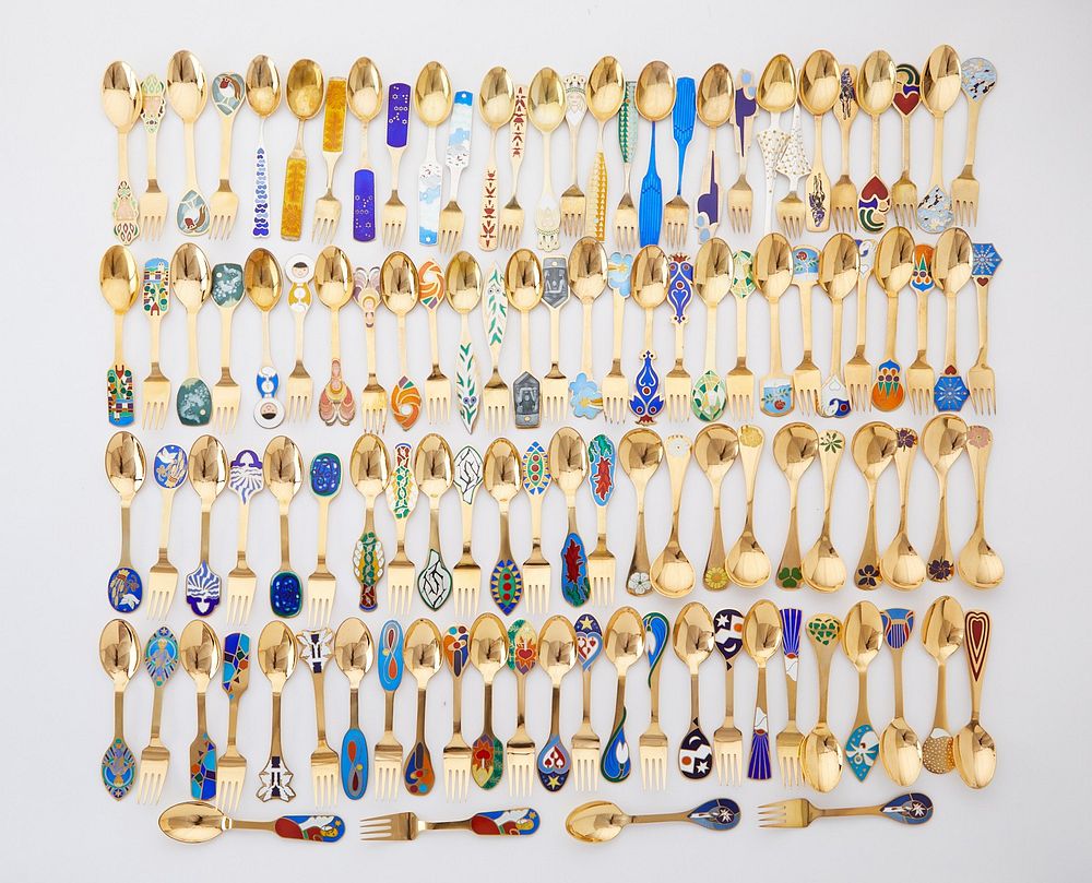le_pho_banner 2 Michelson/Georg Jensen Christmas Spoons/Forks
