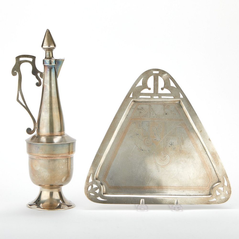 le_pho_banner 2 Russian Aesthetic Movement Pitcher & Platter