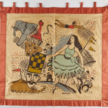 WPA Milwaukee Handicraft Project Circus Banner