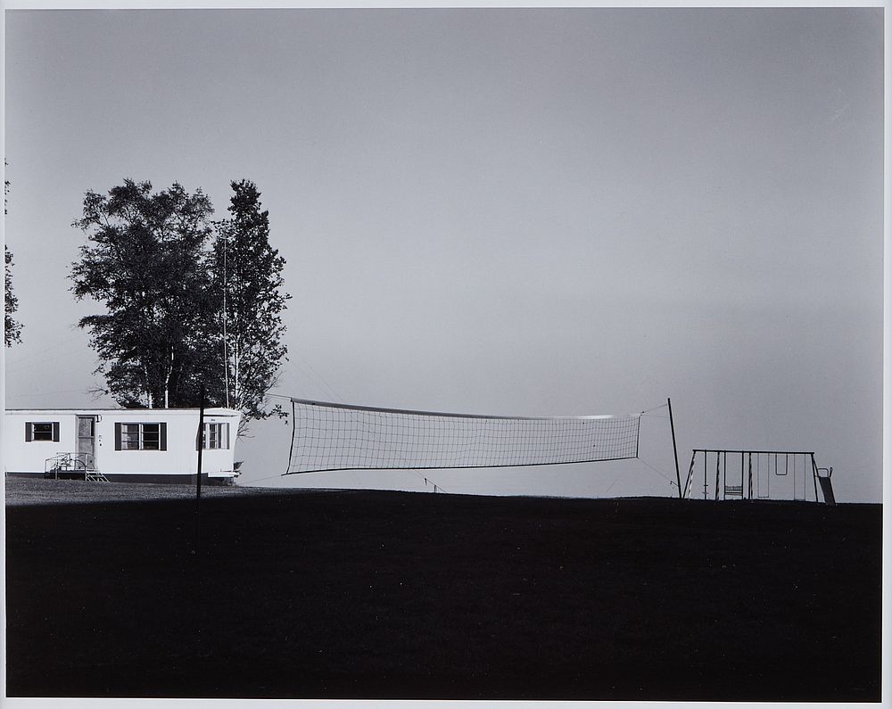le_pho_banner 2 Frank Gohlke Badminton Net Photograph 1980