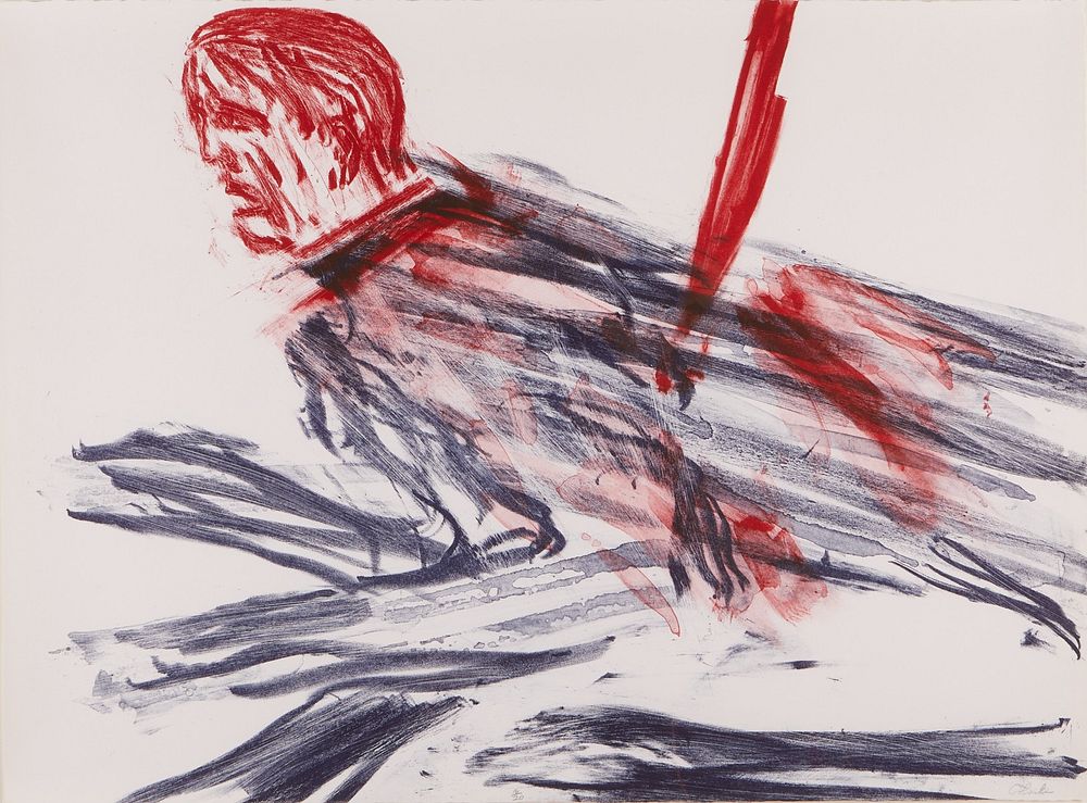 le_pho_banner 2 Leon Golub " Wounded Sphinx II" Lithograph