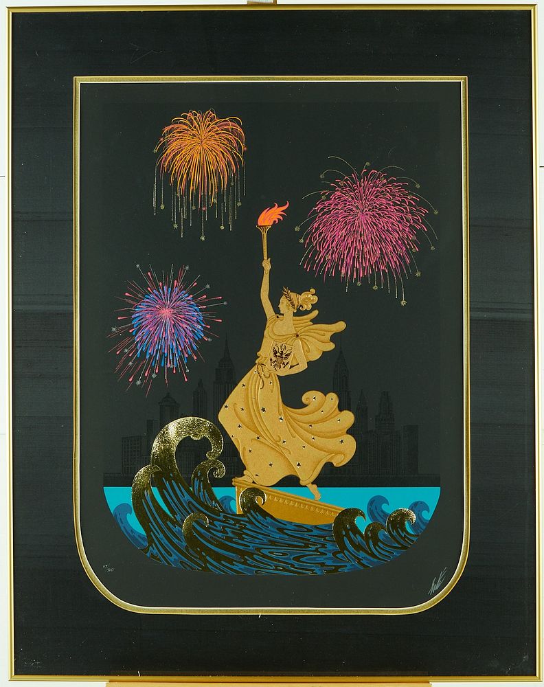 le_pho_banner 2 Erte "Statue of Liberty" Serigraph