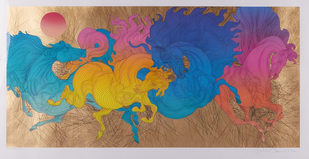 le_pho_banner 2 Guillaume Azoulay "Winners" Serigraph w/ Gold Leaf