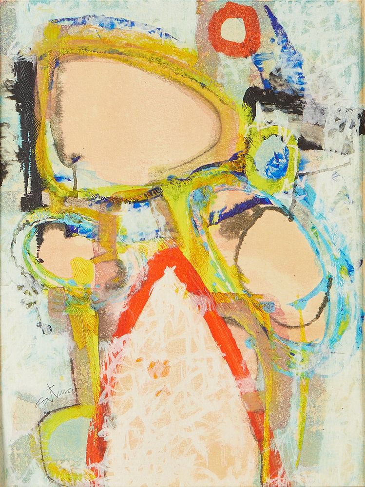 le_pho_banner 2 Louis Catusco "Earth Mood" Acrylic on Paper