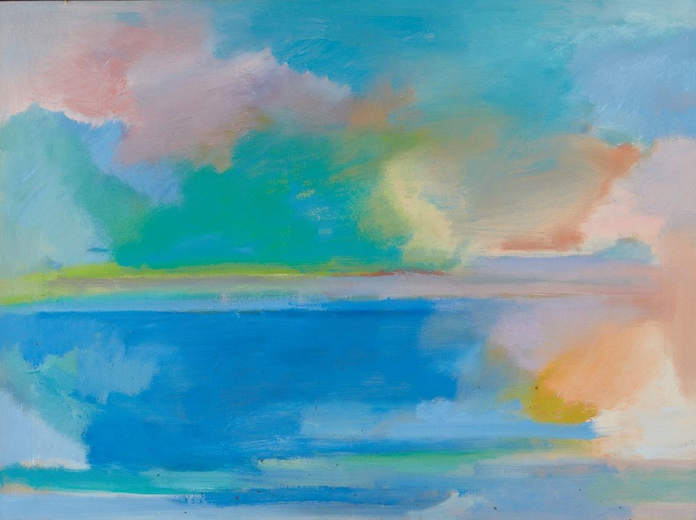 le_pho_banner 2 Hyde Solomon "Clouds & Plain" Oil on Canvas