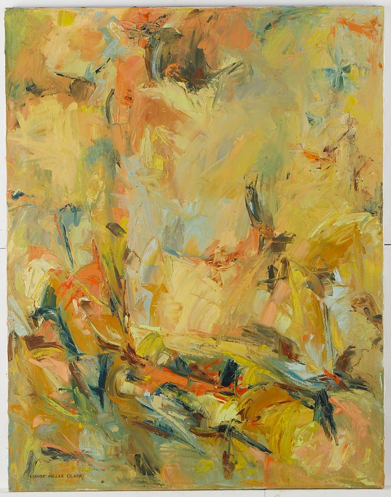 le_pho_banner 2 Louise Miller Clark Abstract Oil Painting