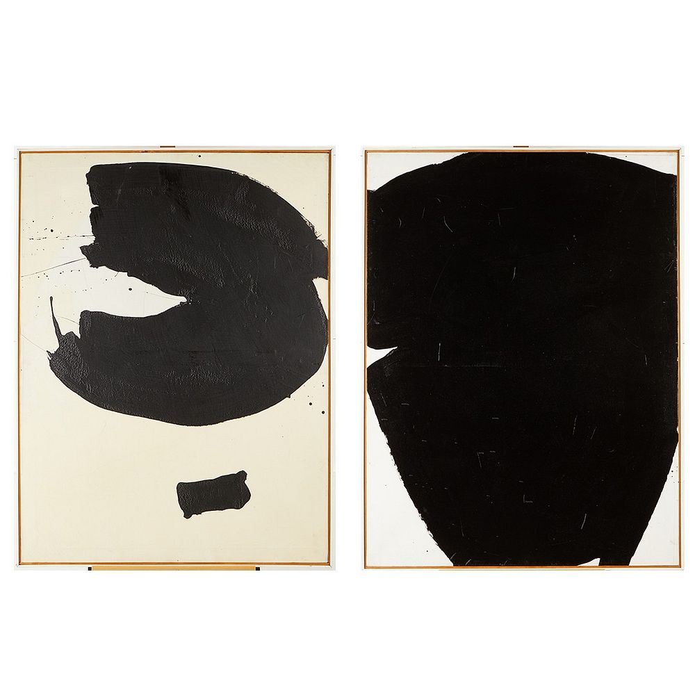 le_pho_banner 2 Ernest Trova "Roha Issa" Diptych Oil on Canvas