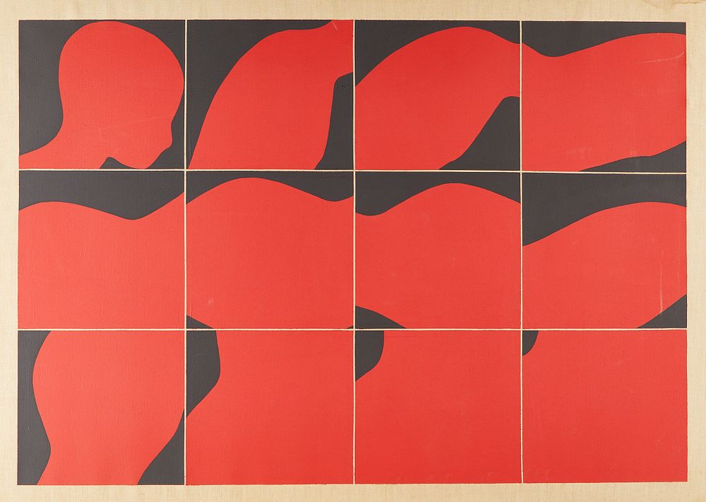 le_pho_banner 2 Ernest Trova Canto Profile Sections Oil on Canvas