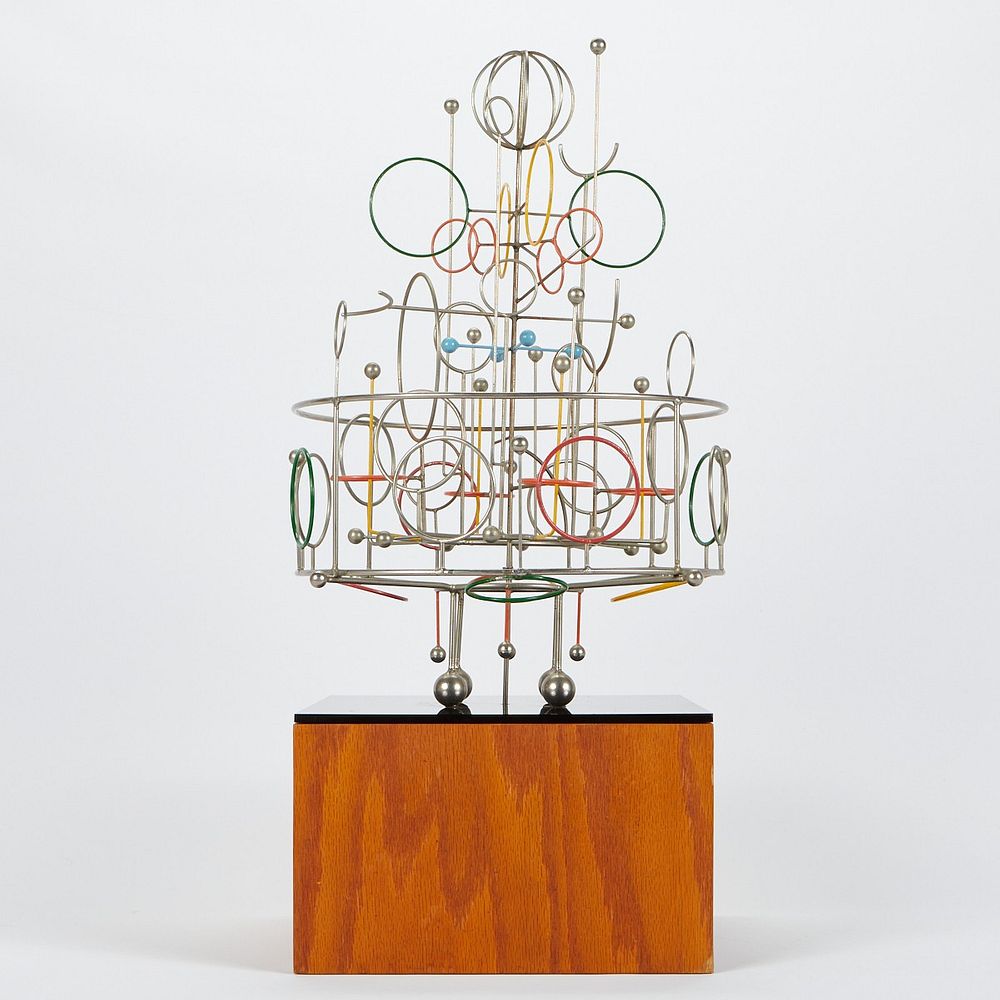 le_pho_banner 2 Mid-Century Joseph Burlini Kinetic Sclupture