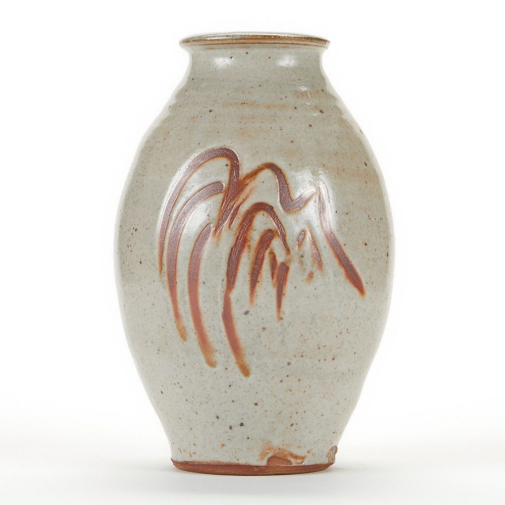 le_pho_banner 2 Warren MacKenzie Tall Vase - Marked