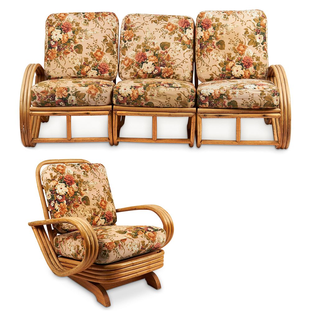 le_pho_banner 2 Paul Frankl 4-Piece Pretzel Rattan Patio Set