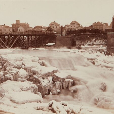 Benjamin Upton St. Anthony Falls 1863 Photograph