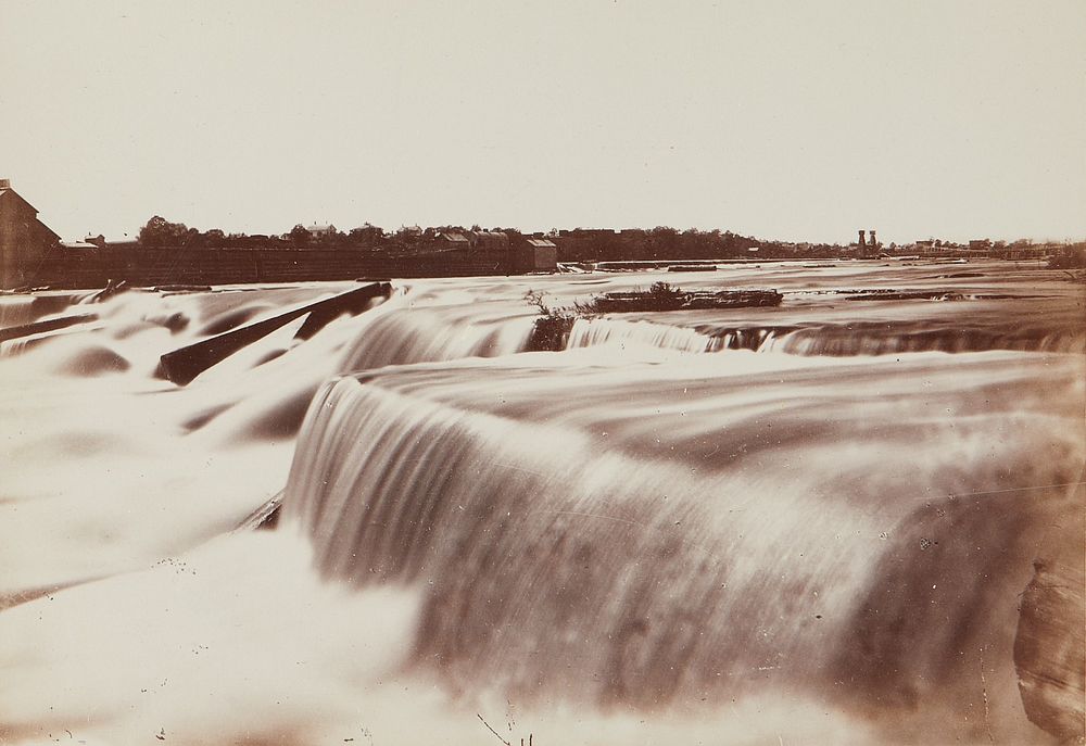 le_pho_banner 2 Benjamin Upton St. Anthony Falls 1863 Photograph