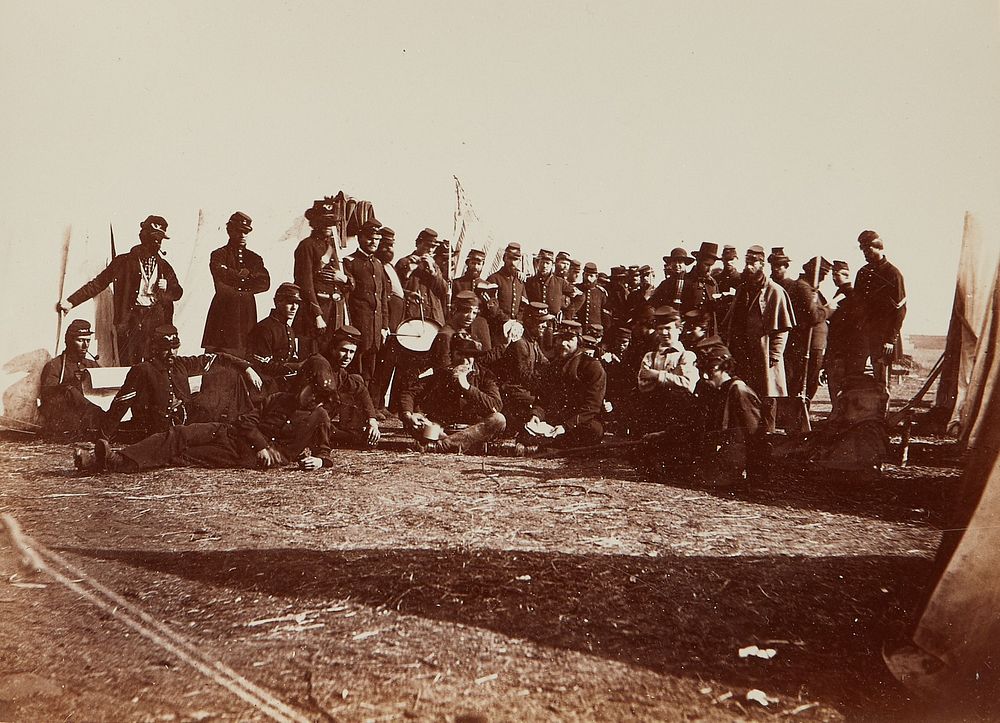 le_pho_banner 2 Benjamin Upton Hickory Guards 1862 Photograph