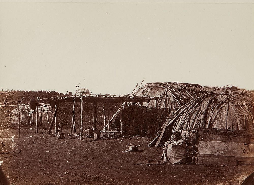 le_pho_banner 2 Benjamin Upton Winnebago Encampment 1858 Photograph