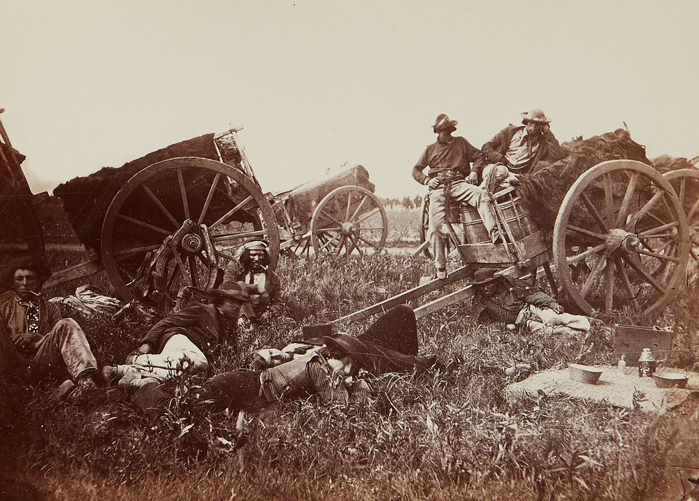 le_pho_banner 2 Benjamin Upton Red River Carts Photograph